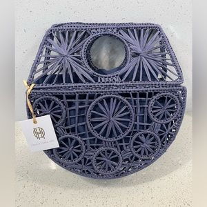NWT House of Harlow 1960 Wicker Bag